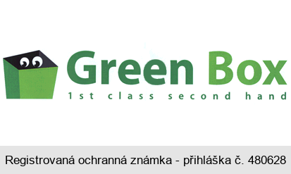 Green Box 1st class second hand