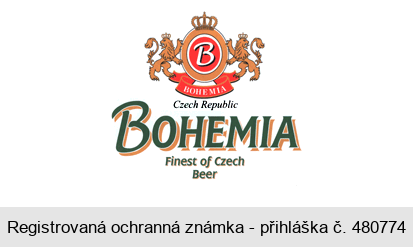 B BOHEMIA Czech Republic Bohemia Finest of Czech Beer