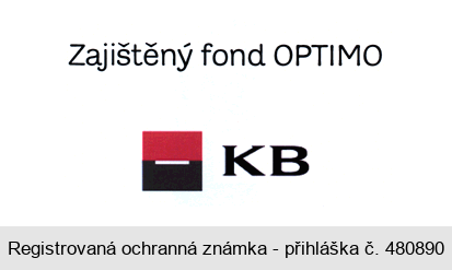 Zajištěný fond OPTIMO KB