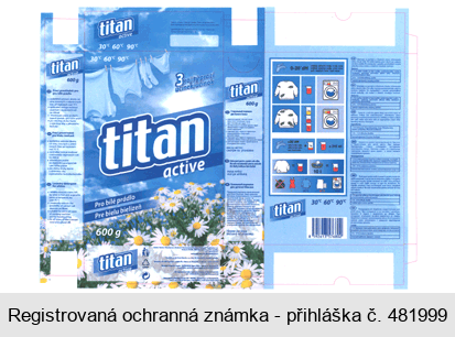 titan active Pro bílé prádlo