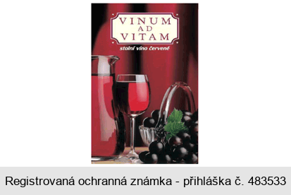 VINUM AD VITAM stolní víno červené 