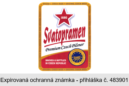 1680 Svatopramen Premium Czech Pilsner