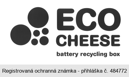ECO CHEESE battery recycling box