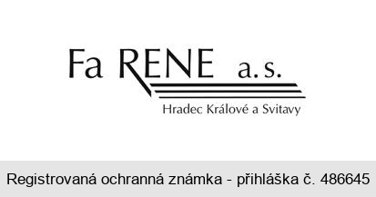Fa RENE a.s. Hradec Králové a Svitavy