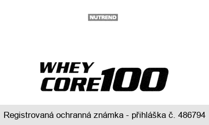 NUTREND WHEY CORE100