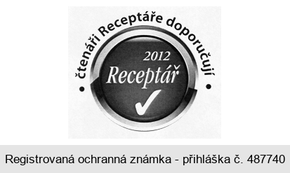 čtenáři Receptáře doporučují Receptář 2012