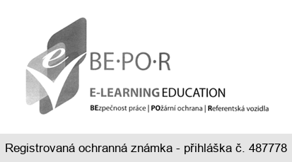 e BE PO R E-LEARNING EDUCATION BEzpečnost práce POžární ochrana Referentská vozidla