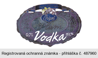 Originálna chuť Origoš Plum Vodka