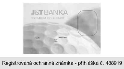 J&T BANKA PREMIUM GOLF CARD