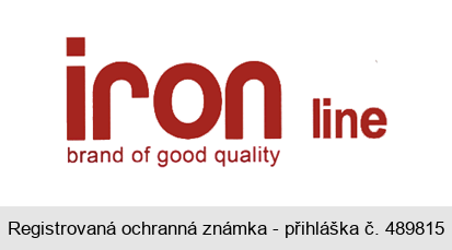 Iron line brand of good quality