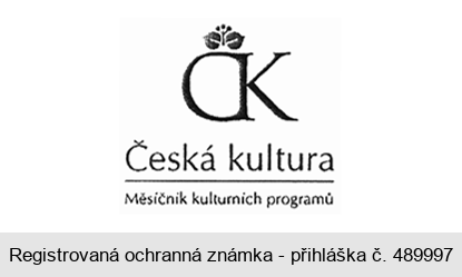 ČK Česká kultura Měsíčník kulturních programů