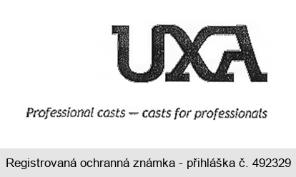 UXA Professional casts - casts for professionals