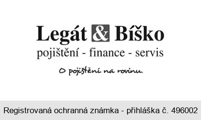 Legát & Bíško pojištění - finance - servis O pojištění na rovinu.