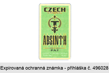 CZECH ORIGINAL ABSINTH P.N.T