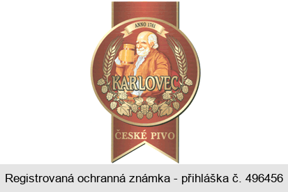 KARLOVEC ČESKÉ PIVO ANNO 1761