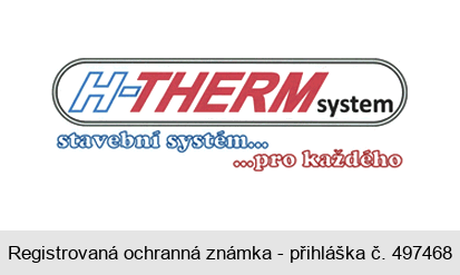 H-THERM system stavební systém... pro každého