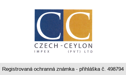 CC CZECH - CEYLON IMPEX (PVT) LTD