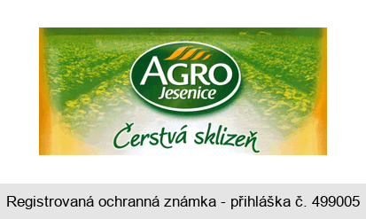 AGRO Jesenice Čerstvá sklizeň