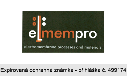 eLmempro 
electromembrane processes and materials