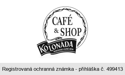 CAFÉ & SHOP KOLONÁDA MARIÁNSKÉ LÁZNĚ 1856