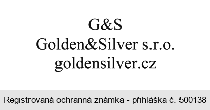 G&S Golden&Silver s.r.o. goldensilver.cz