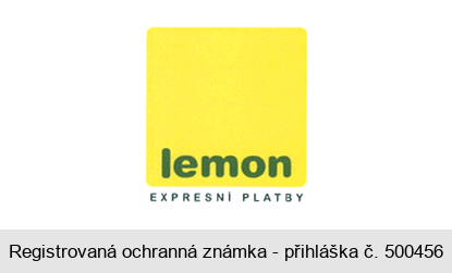 lemon EXPRESNÍ PLATBY