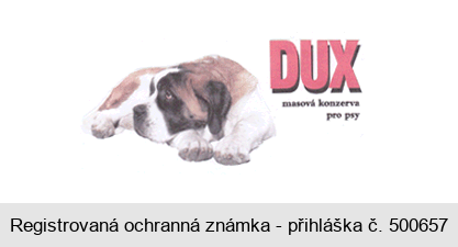 DUX masová konzerva pro psy
