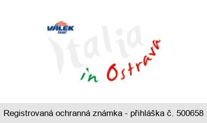 VÁLEK tour Italia in Ostrava
