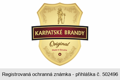 KARPATSKÉ BRANDY Original Made in Slovakia