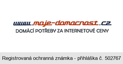 www.moje-domacnost.cz DOMÁCÍ POTŘEBY ZA INTERNETOVÉ CENY