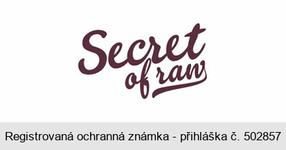Secret of raw