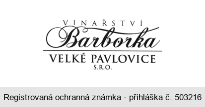 VINAŘSTVÍ Barborka VELKÉ PAVLOVICE S.R.O.
