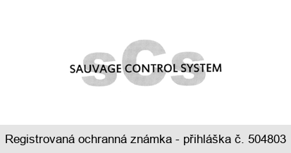 SAUVAGE CONTROL SYSTEM SCS