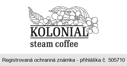 KOLONIAL steam coffee