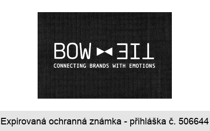 BOW  TIE CONNECTING BRANDS WITH EMOTIONS