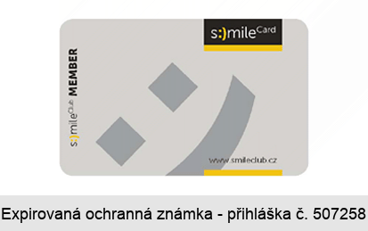 S:)mile Card www.smileclub.cz s:)mile club MEMBER