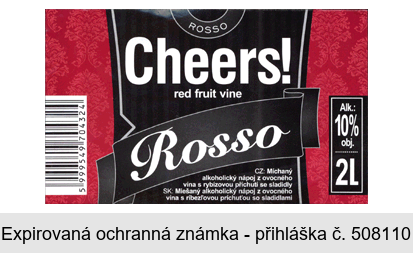 Cheers! red fruit vine Rosso