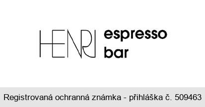 HENRI espresso bar