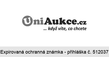 UniAukce.cz ... když víte, co chcete
