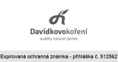 Davídkovo koření quality natural spices
