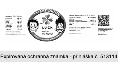 SMART DRINK L.U.C.K. makes me happy!
