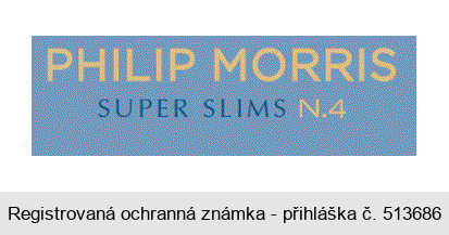 PHILIP MORRIS SUPER SLIMS N.4