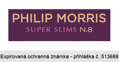 PHILIP MORRIS SUPER SLIMS N.8