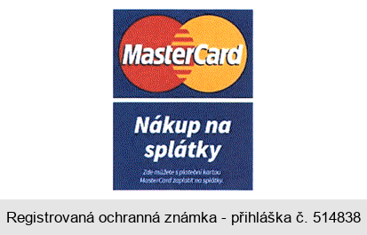 MasterCard Nákup na splátky