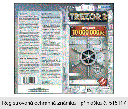 TREZOR2 TIPSPORT Skvělá výhra 10 000 000 Kč