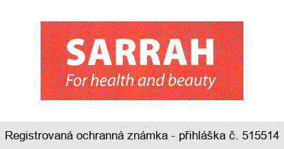 SARRAH For health and beauty