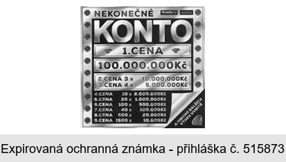 NEKONEČNÉ KONTO VictoriaTip