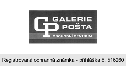 GP GALERIE POŠTA OBCHODNÍ CENTRUM