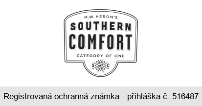 M.W. HERON´S SOUTHERN COMFORT CATEGORY OF ONE SC ONE