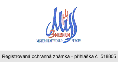 Miss 3 MILLENIUM MISTER DEAF WORLD - EUROPE